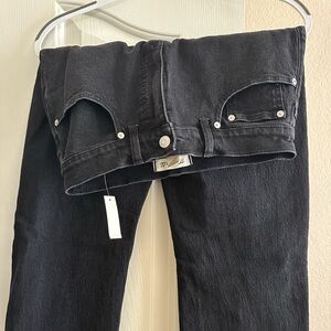 Madewell ‘90s straight black jeans size 27!